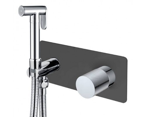 Boheme Stick Смеситель гигиенический, цвет: Black Diamond Chrome 127-BCR