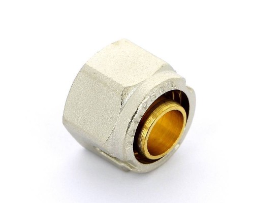 Соединитель для PEX-трубы обжим EMMETI 20х2(М24х19)