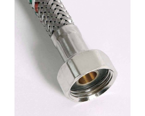 Гибкая подводка для воды UNI-FITT НВ 1/2" 50 см оплетка из нержавеющей стали Гибкая подводка для воды UNI-FITT НВ 1/2" 50 см оплетка из нержавеющей стали