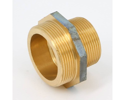 Ниппель бронза Viega укороченный НН 1"1/2 x 2"