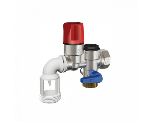 Группа безопасности бойлера SFR INOX WATTS Ind до 10 кВт, НВ 3/4", 7 бар