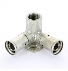 Водорозетка пресс-В проходная HENCO 20x1/2"