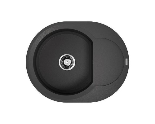 Omoikiri Sakaime 60E-BL Кухонная мойка Tetogranit 60x47 см, цвет: черный 4993120