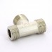 Тройник Н никелированный TIEMME 1/2"