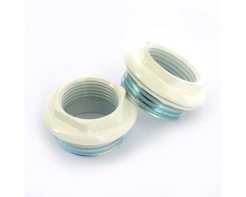 Комплект для подключения радиатора UNI-FITT 1"х3/4" RAL9010