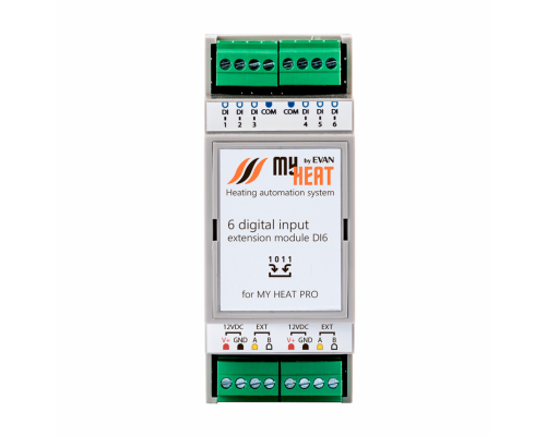 Дискретный блок расширения MyHeat DI6