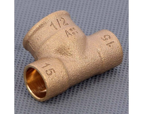 Тройник пайка-В VIEGA 15х1/2" Тройник пайка-В VIEGA 15х1/2"