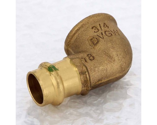 Угол пресс-В бронза Sanpress VIEGA 18x3/4"