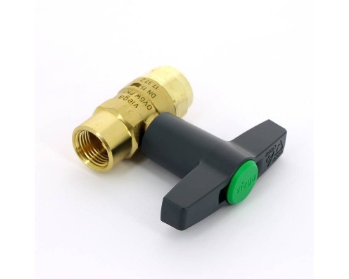 Кран шаровой BB EASYTOP VIEGA 1/2" бронза SC-Contur высокая Т-ручка Кран шаровой BB EASYTOP VIEGA 1/2" бронза SC-Contur высокая Т-ручка