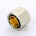 Соединитель для PEX-трубы обжим EMMETI 20х2(М24х19)