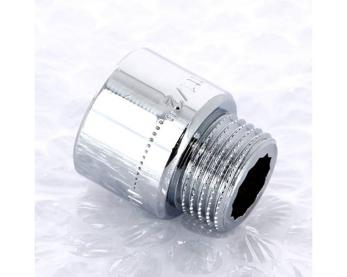 Удлинитель НВ хромированный UNI-FITT 1/2"x20мм Удлинитель НВ хромированный UNI-FITT 1/2"x20мм