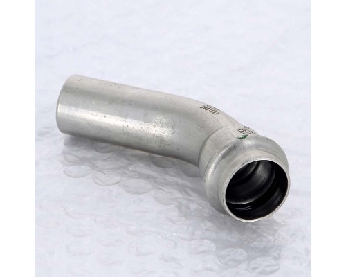 Угол-вставка пресс 45 град. нержавеющая сталь Sanpress Inox VIEGA 22 Угол-вставка пресс 45 град. нержавеющая сталь Sanpress Inox VIEGA 22