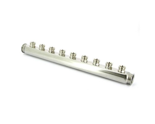 Коллектор ВВ 1" нержавеющая сталь UNI-FITT 9 выходов 3/4"EK