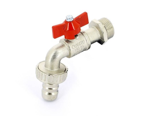 Кран шаровой Н-штуцер садовый GAR бабочка ITAP 3/4"