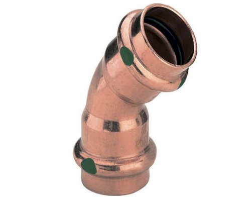 Угол пресс 45" медь Profipress VIEGA 54