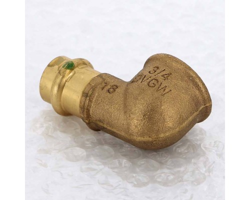 Угол пресс-В бронза Sanpress VIEGA 18x3/4"