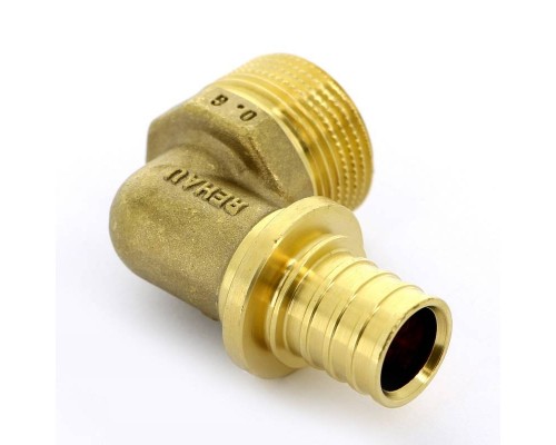 Угол надвижной Н латунный REHAU 20x3/4"