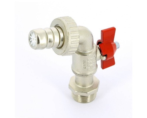 Кран шаровой Н-штуцер садовый GAR бабочка ITAP 3/4"