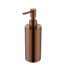 Boheme Uno Дозатор жидкого мыла, настольный, латунная колба, цвет: brushed bronze 10980-BRB