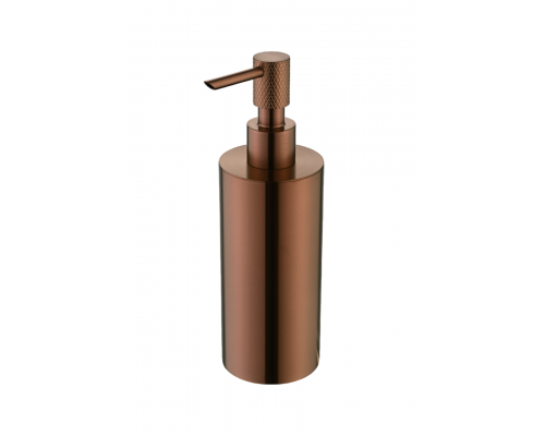 Boheme Uno Дозатор жидкого мыла, настольный, латунная колба, цвет: brushed bronze 10980-BRB