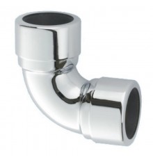 Отвод на 90° латунный компрессионный Ду=40ммхДу=40мм; цвет-хром