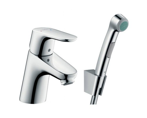 Смеситель для раковины HansGrohe HG Logis 190 однорычажный со сливным гарнитуром хром Смеситель для раковины HansGrohe HG Logis 190 однорычажный со сливным гарнитуром хром