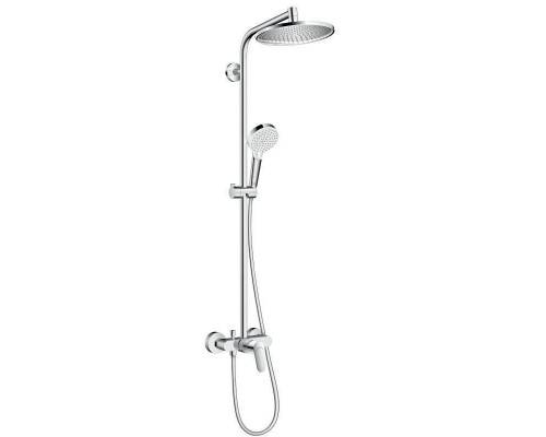 Душевая система HansGrohe HG Crometta S 240 1jet Showerpipe со смесителем хром Душевая система HansGrohe HG Crometta S 240 1jet Showerpipe со смесителем хром