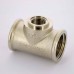 Тройник В никелированный UNI-FITT 1"x1/2"x1"