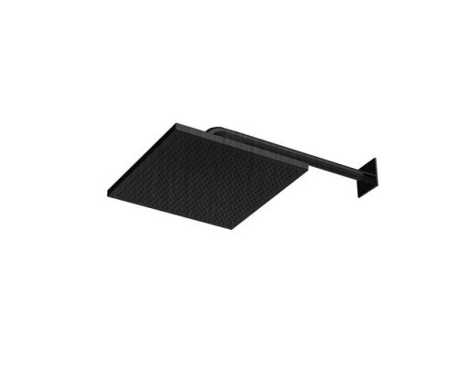 Верхний душ, Almar, Velvet, 300-300, цвет-Absolute Black Brushed PVD