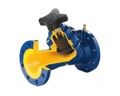 Клапан баланс чуг Ду150 Ру16 фл Kvs390.2 нип Zetkama 447A150C72
