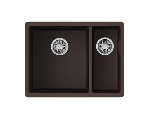 Omoikiri Kata 55-2-U-DC Кухонная мойка Artgranit 55x42 см, цвет: темный шоколад 4993388