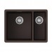 Omoikiri Kata 55-2-U-DC Кухонная мойка Artgranit 55x42 см, цвет: темный шоколад 4993388