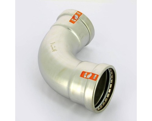 Угол пресс нержавеющая сталь Sanpress Inox VIEGA 76