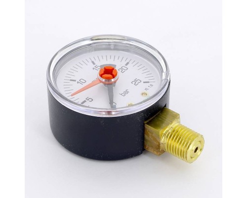 Манометр радиальный FAR 25 бар 50 мм 1/4"