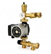 Насосно-смесительная группа Uni-Fitt DN25 с термосмесителем Grundfos UPSO 25-65