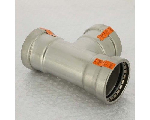 Тройник пресс нержавеющая сталь Sanpress Inox VIEGA 64