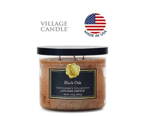Декоративная свеча Village Candle Черный дуб (396 грамм)