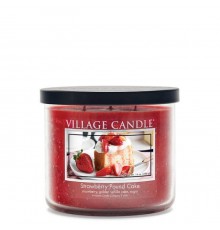 Декоративные свечи Village Candle Клубничный торт (396 грамм)
