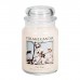 Декоративная свеча Village Candle Хлопок и лен (602 грамма)