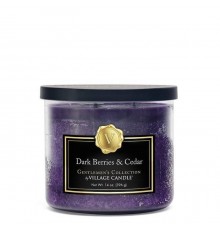 Декоративная свеча Village Candle Темные ягоды и кедр (396 грамм)