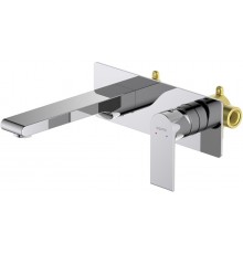 AQ1413CR ЛИРА смеситель для раковины настенный (внешняя и скрытая часть) AQ1413CR