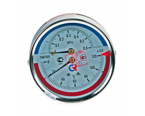Термоманометр ТМТБ-31Т.1 120С 2,5МПа Дк80 G1/2"осевой L=46мм Росма 00000034456