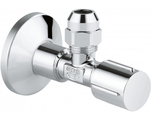 22039000 Вентиль угловой 1/2″-3/8″ для подключения смесителей, хром 22039000