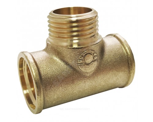 Тройник лат перех Ду20х15х15 м/р/м VALFEX VF.132.L.034.012.012