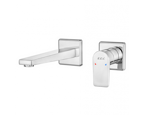 102167612EX-KK DALIA смеситель для раковины настенный 2 отв.(внешняя часть) 102167612EX-KK