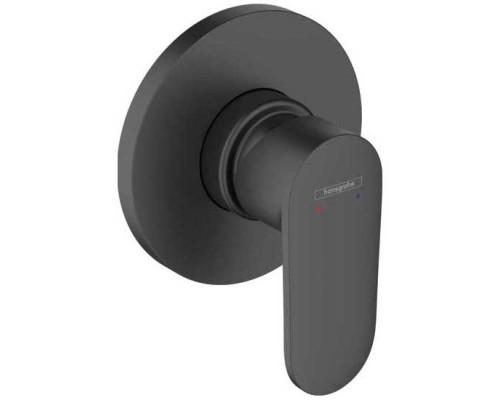 71649670S Set HG Vernis Blend смеситель для душа встройка (71649670+13620180), матовый черный 71649670S