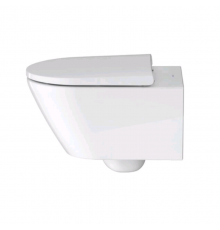 Унитаз, Duravit, D-Neo, RIMLESS, подвесной, шгв 370-540-360, цвет-белый матовый сатинированный