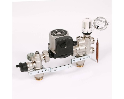 Насосно-смесительная группа UNI-FITT SOLOMIX 1" с насосом GRUNDFOS