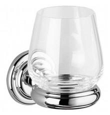 02150019000 ASTOR Держатель стакана в комплекте с хрустальным стаканом, хром (Снят с производства!) 02150019000