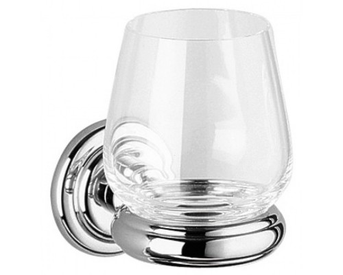 02150019000 ASTOR Держатель стакана в комплекте с хрустальным стаканом, хром (Снят с производства!) 02150019000